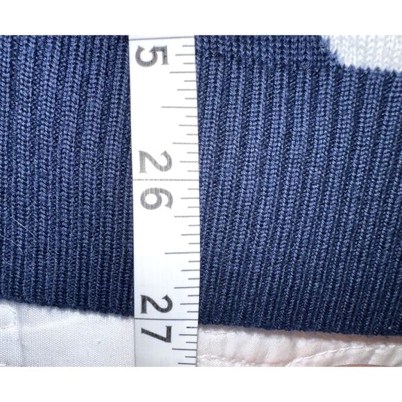 Jos A Bank Sweater Vest Men Large Navy Argyle Print David Leadbetter Golf Preppy - Picture 8 of 8